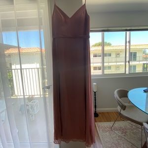 Azazie Candice Dress in Dusty Rose